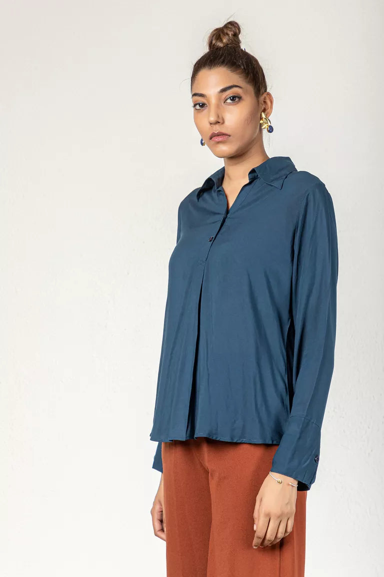 peacock-blue-shirt