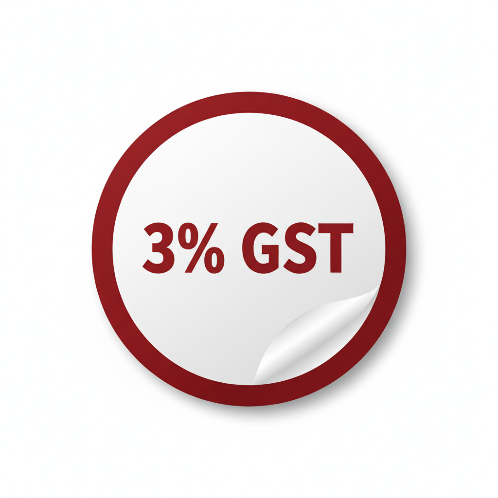 3% GST