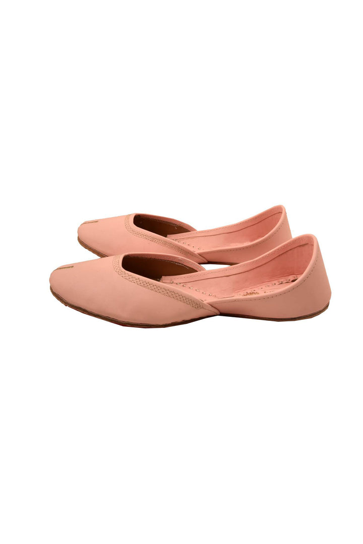 Pink Faux Leather Jutti