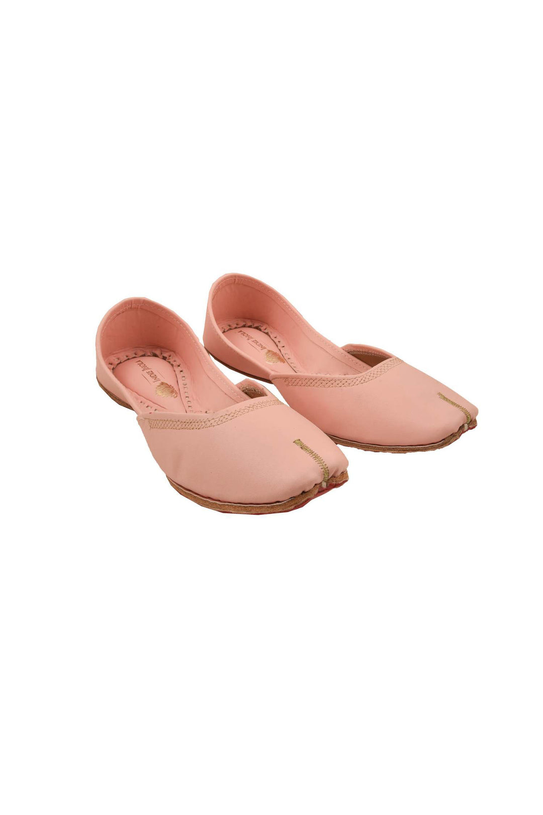 Pink Faux Leather Jutti