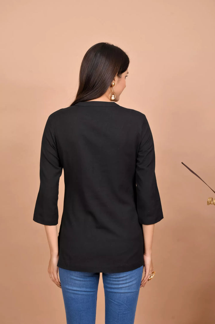 Black Short Kurti