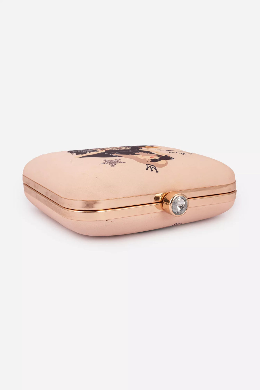 Nude Pink Clutch Bag