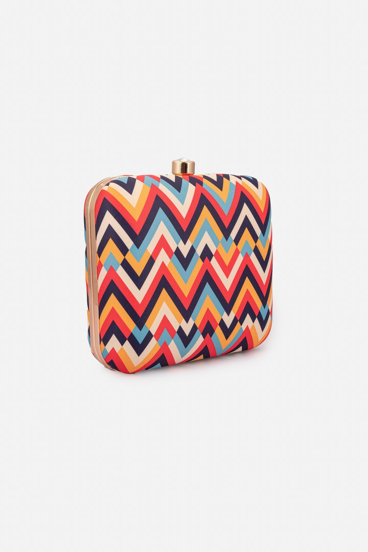 Multicolor Clutch Bag