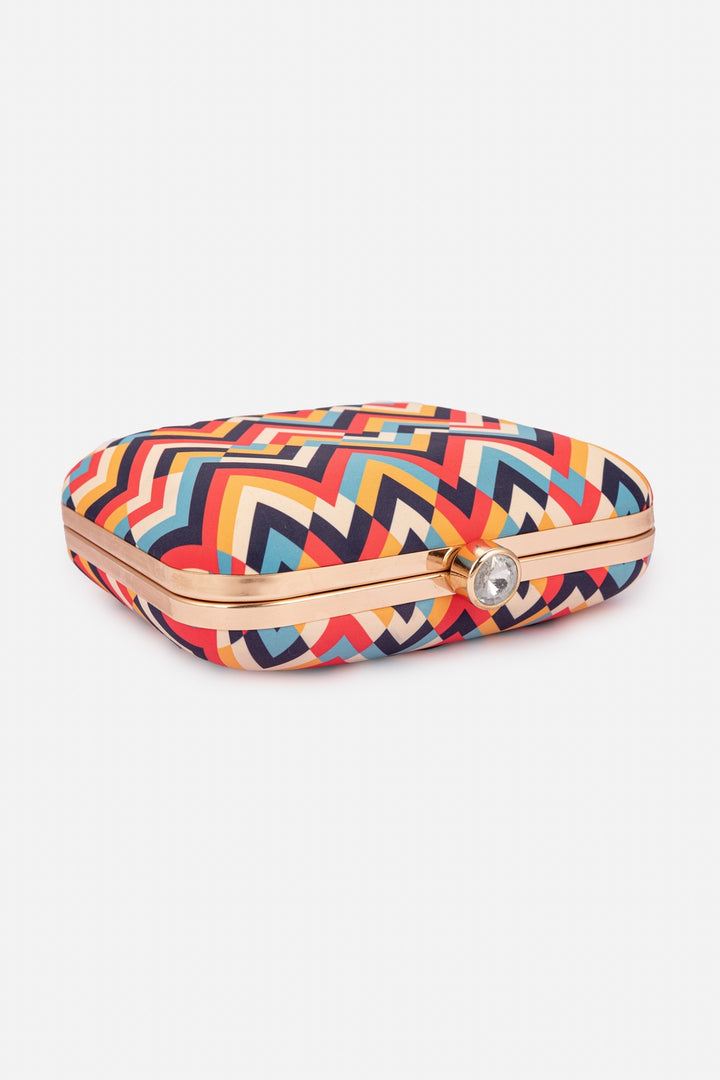 Multicolor Clutch Bag