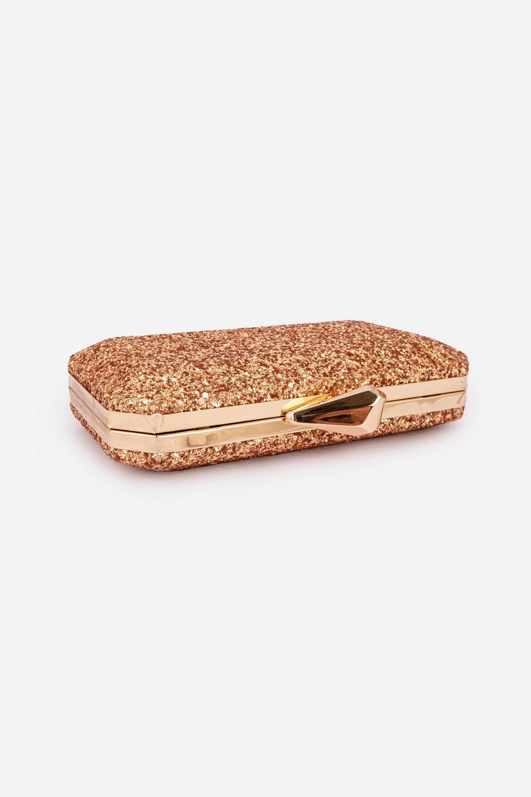 Golden Clutch Bag