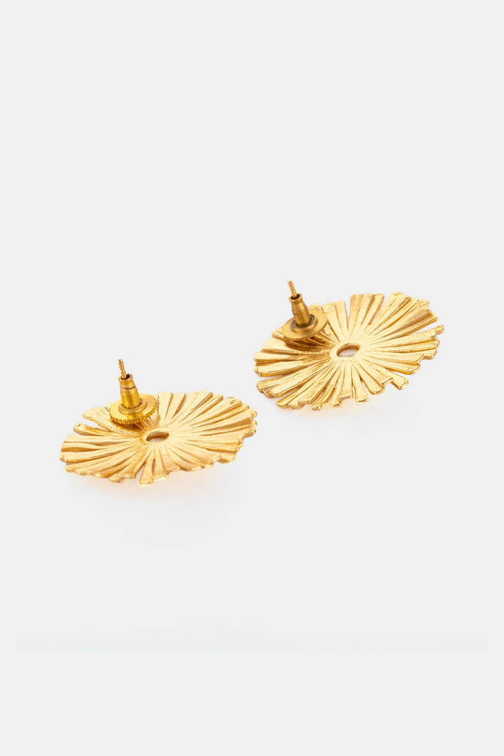 Sea Water Pearl Floral Studs