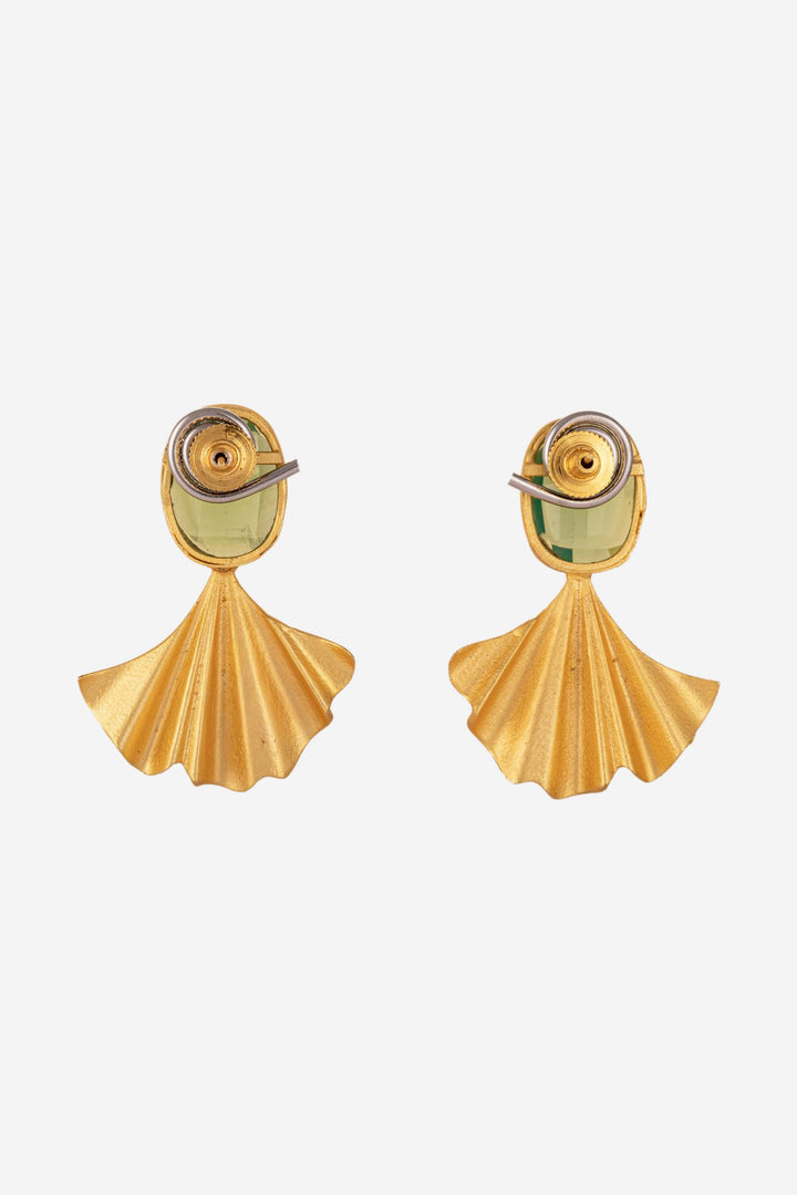 Crumpled Seashell Earring