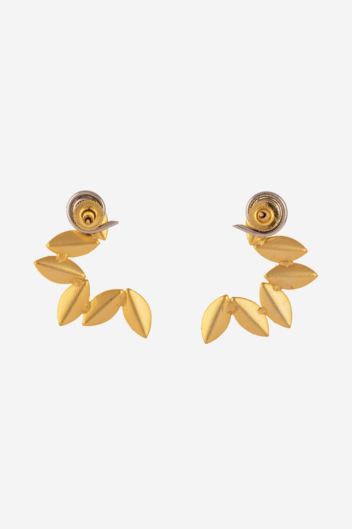 Party Wear Golden Leaves Dangler