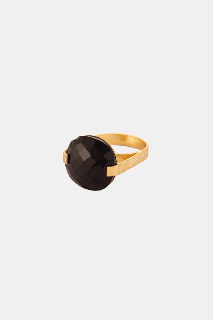 Onyx One Stone Fashion Ring