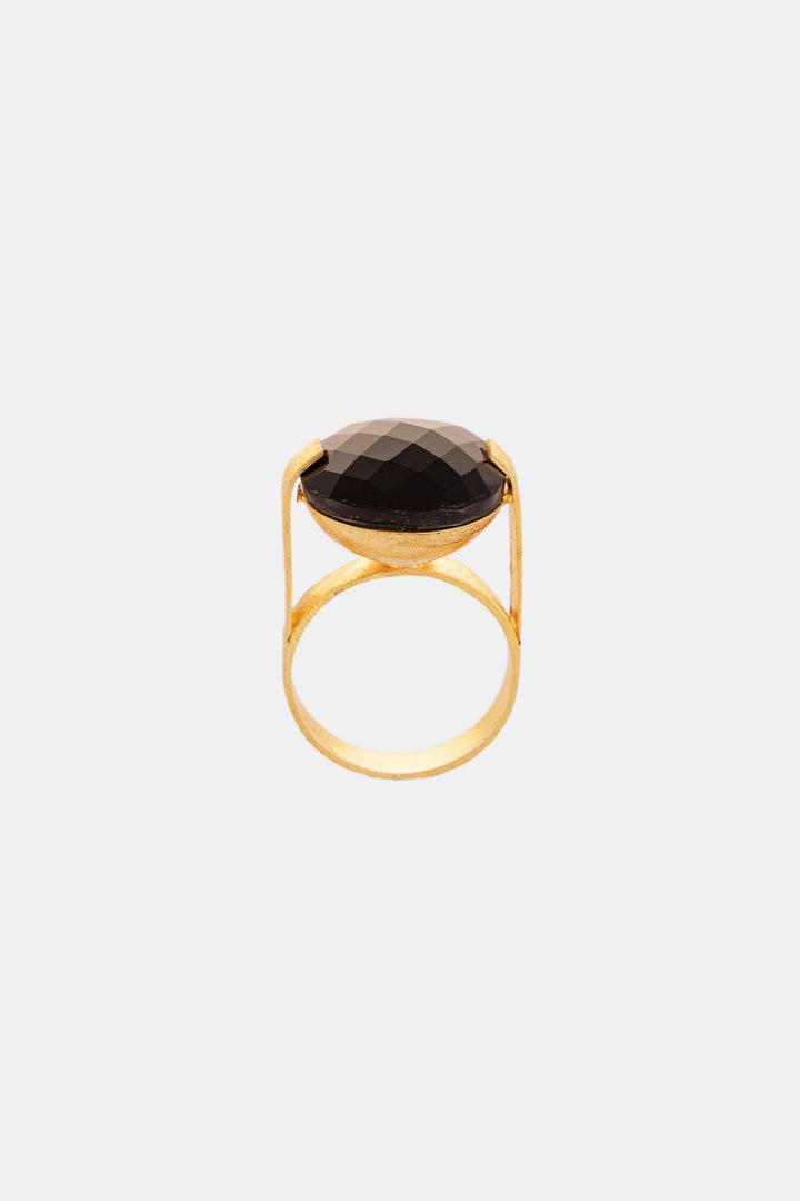 Onyx One Stone Fashion Ring