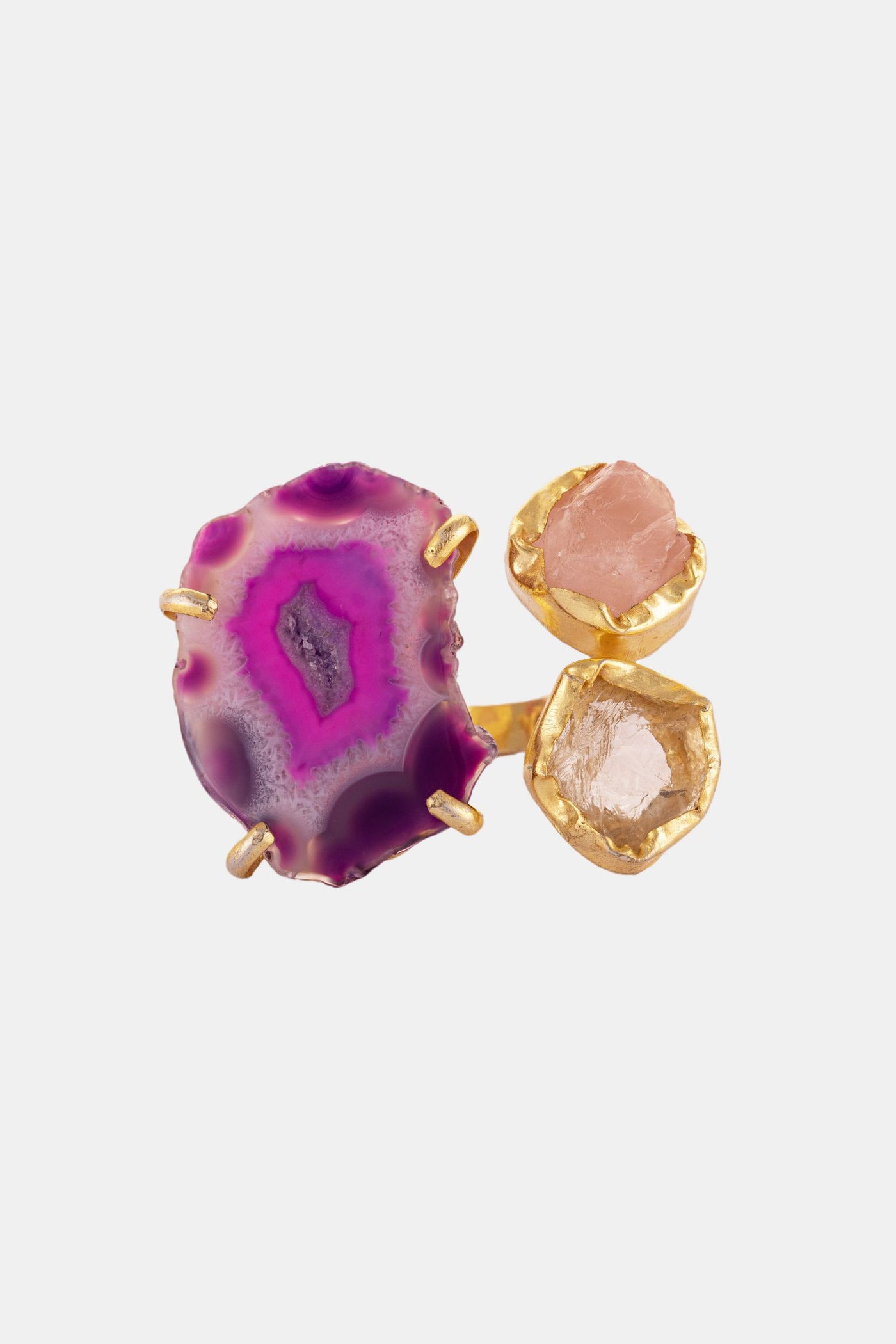 Pink Stone Fashion Ring