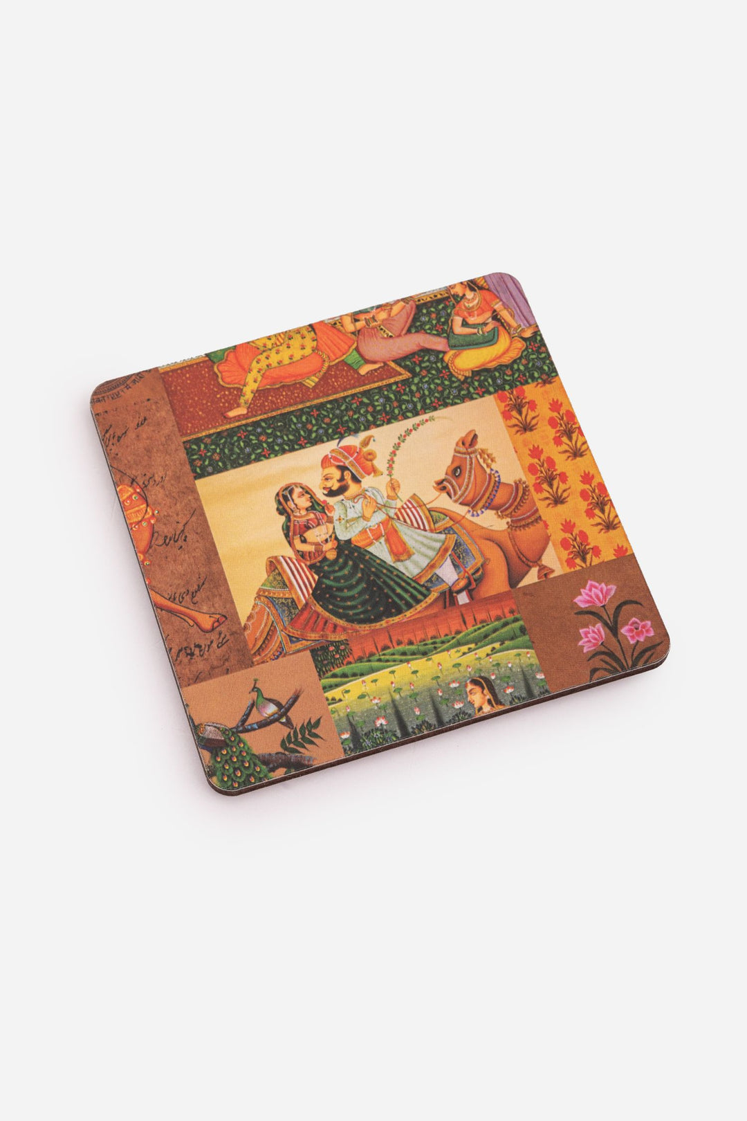 Multicolor Digital Print Wooden Coaster