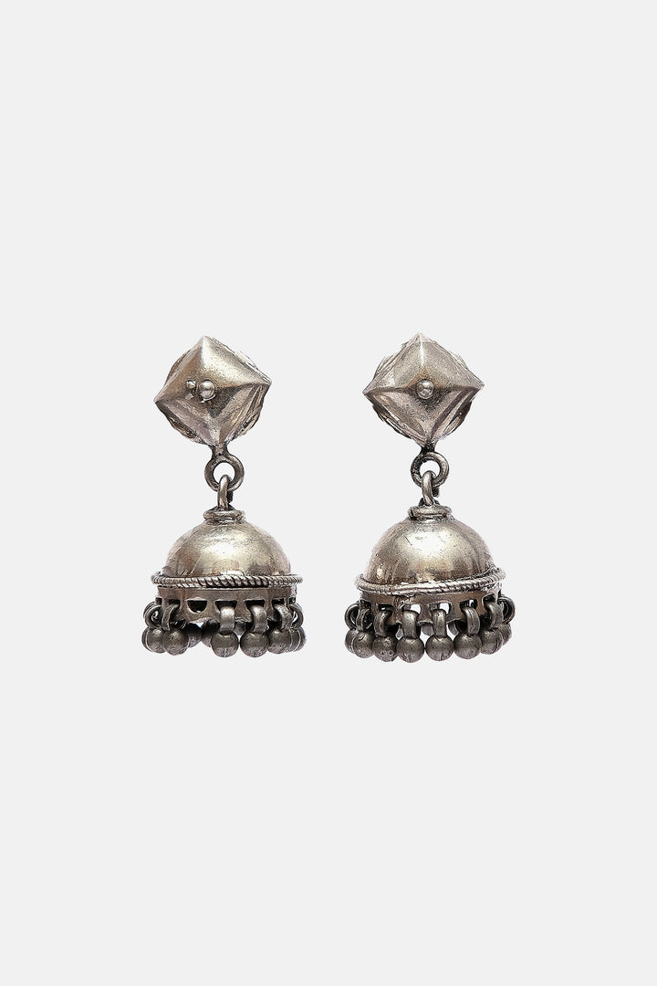 Silver Curated Lightweight Jhumkis