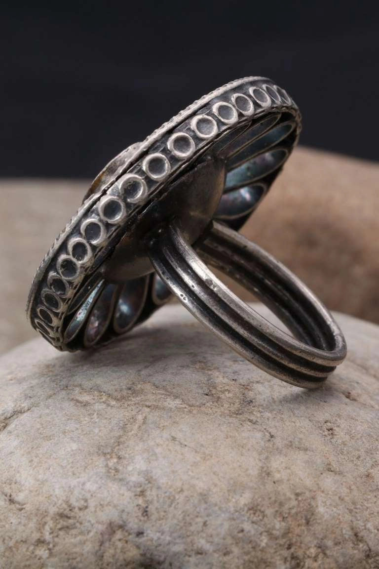Chakra Of Life Inspired Hand Ring