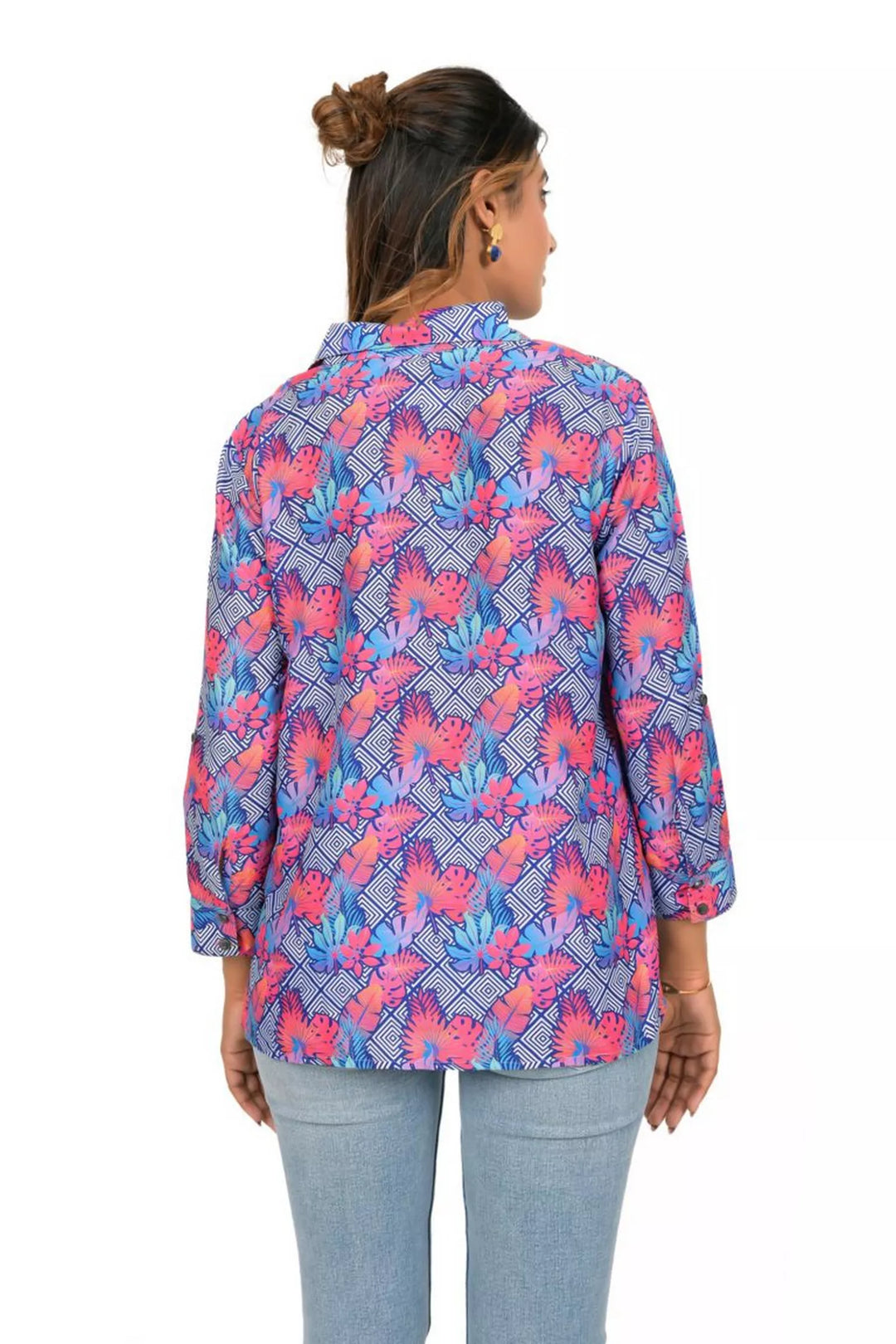 Vibrant Blue Printed top