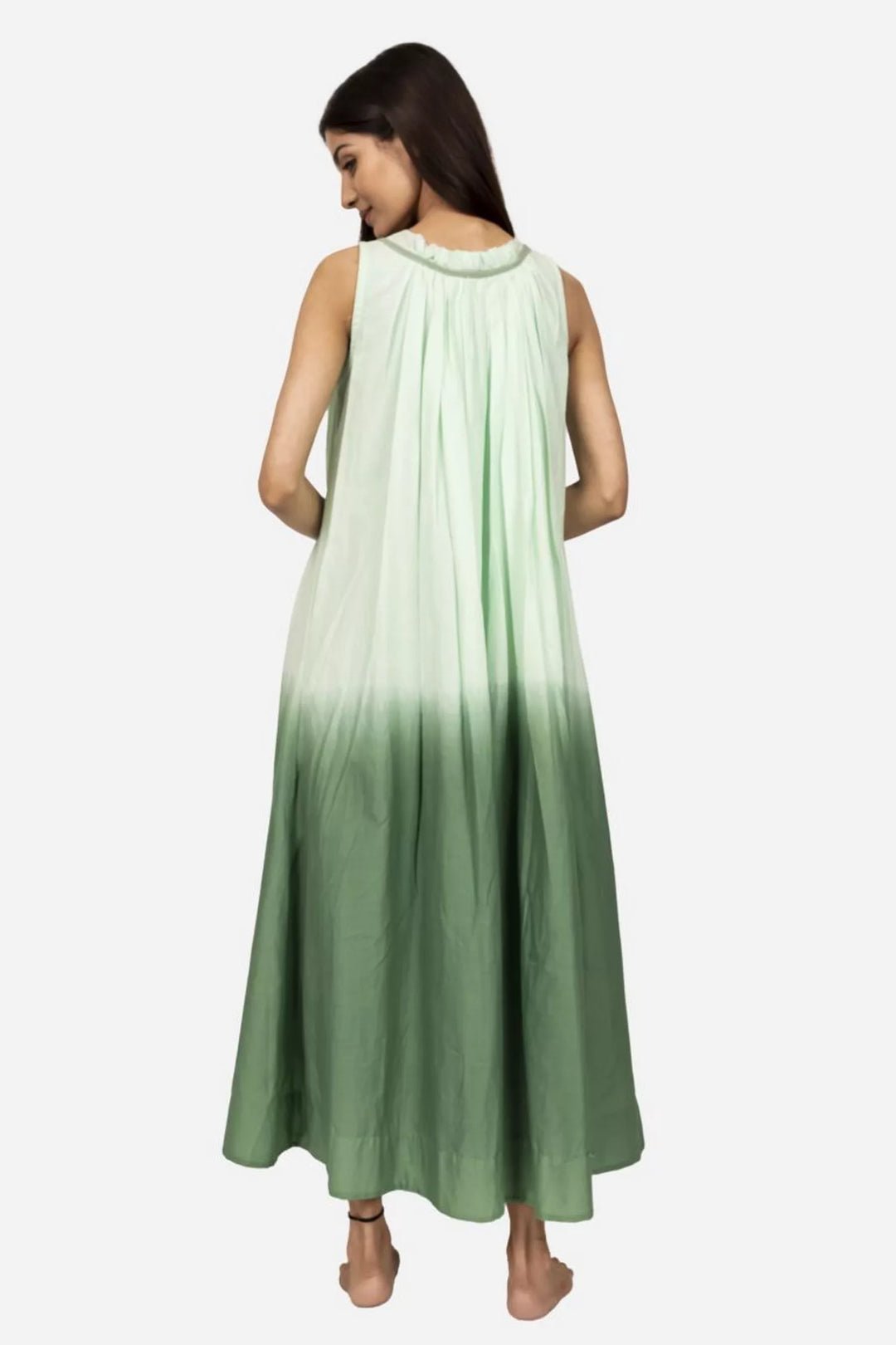 Mint green ombre dress