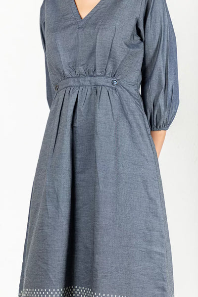 Denim Grey-Blue Dress
