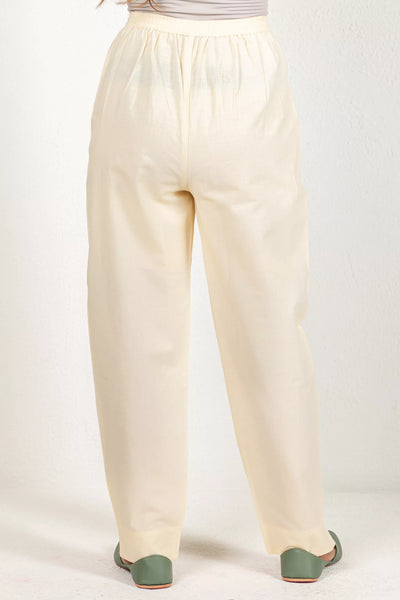 Cream Pants