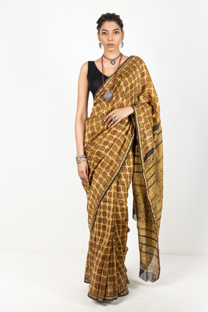 Shades Of Earthy Mud Saree