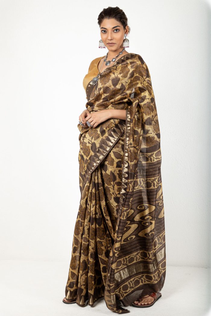 Shades Of Brown Saree