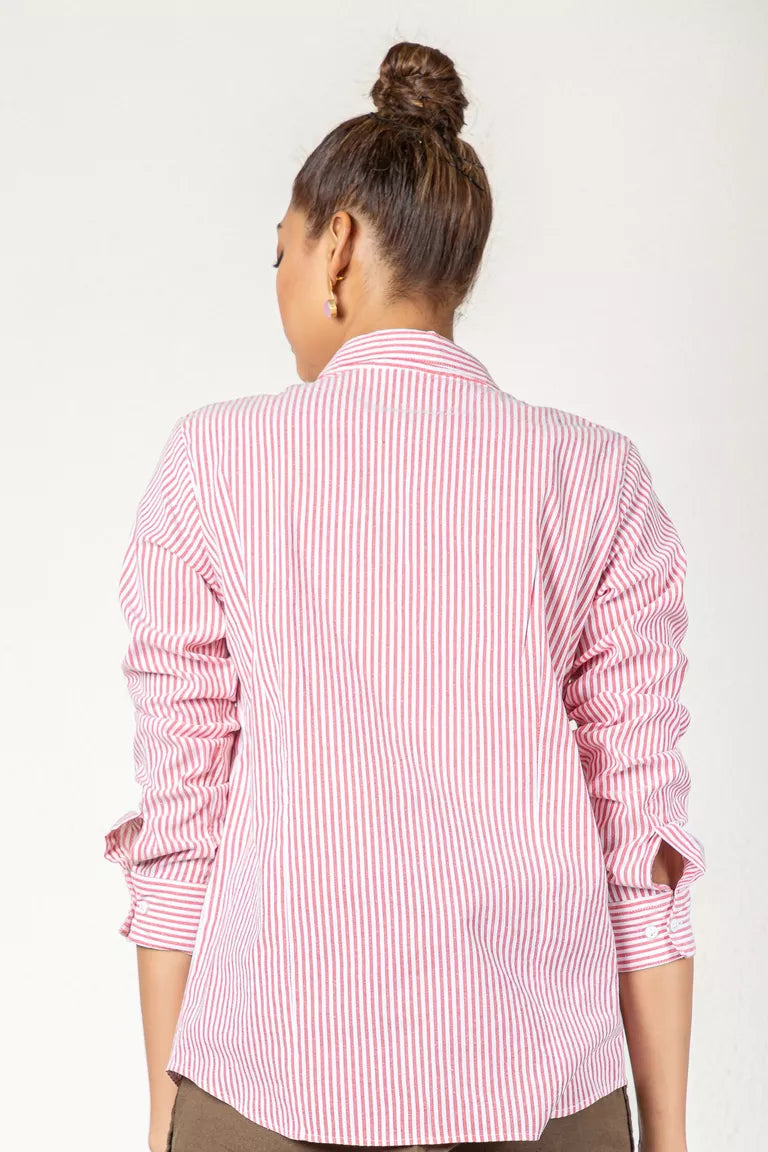 Red & White Striped Shirt