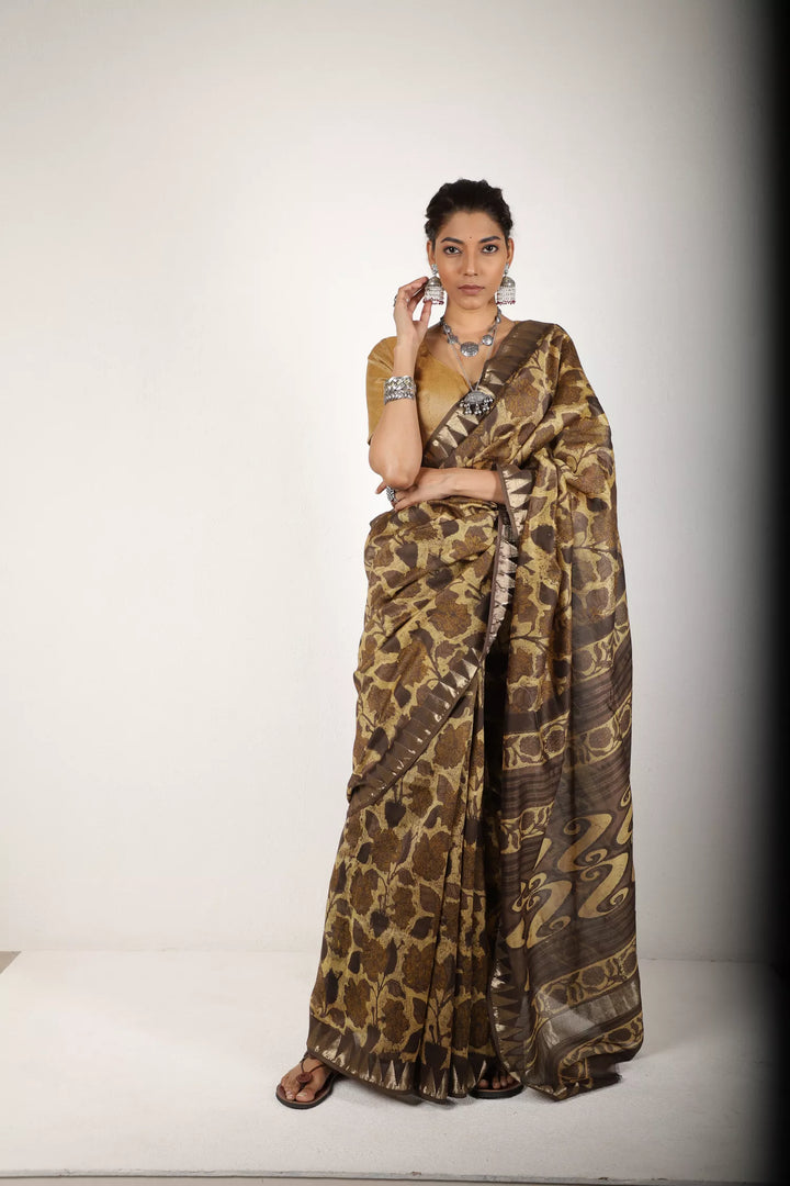 Shades Of Brown Saree