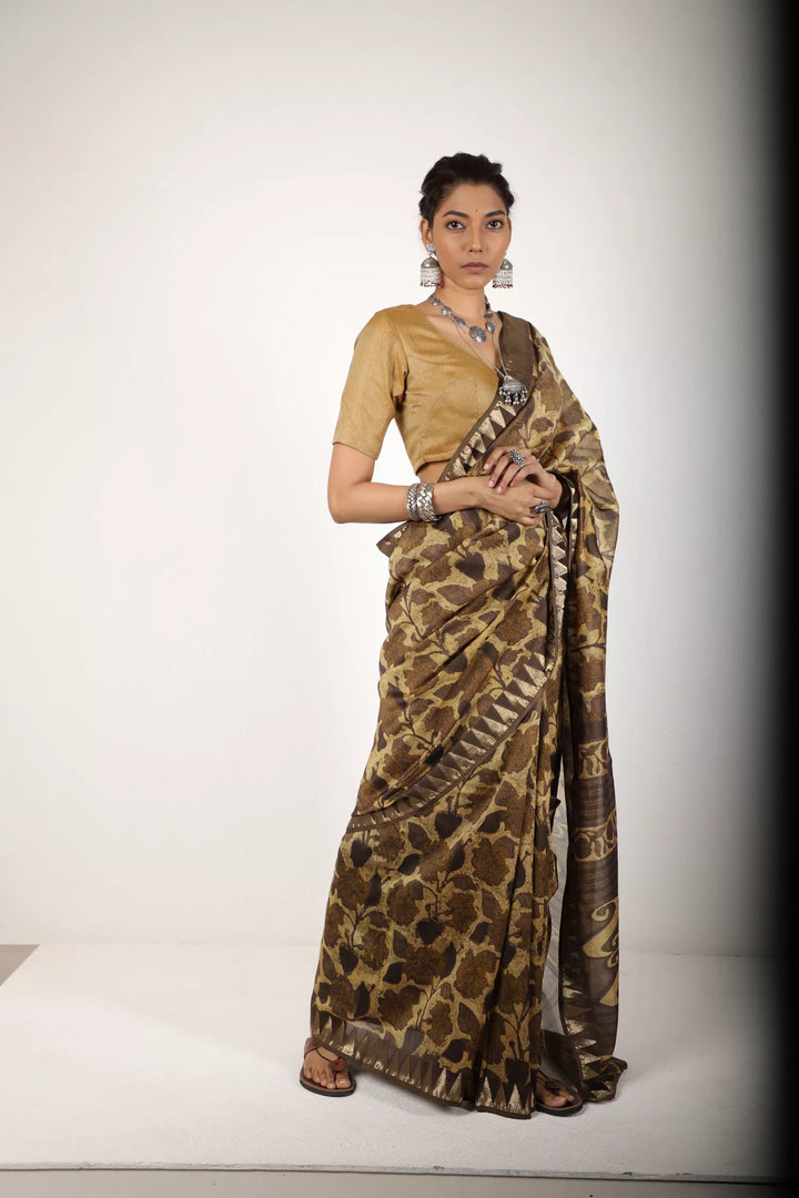 Shades Of Brown Saree