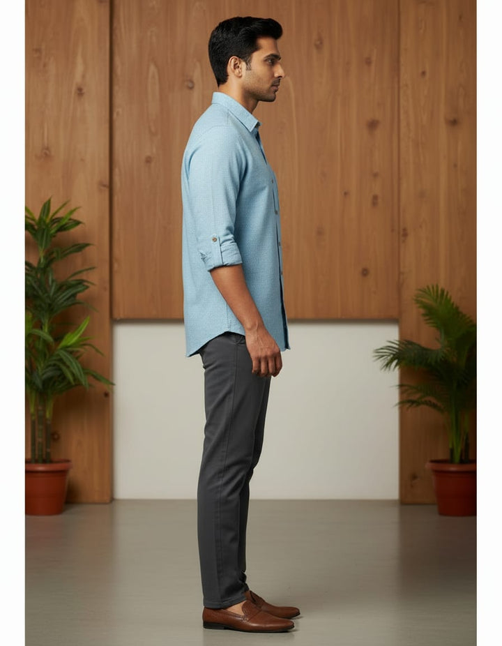 Sky Blue Chambray Shirt