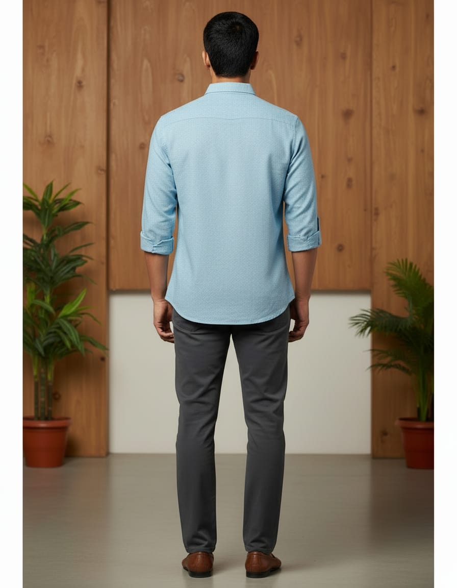 Sky Blue Chambray Shirt