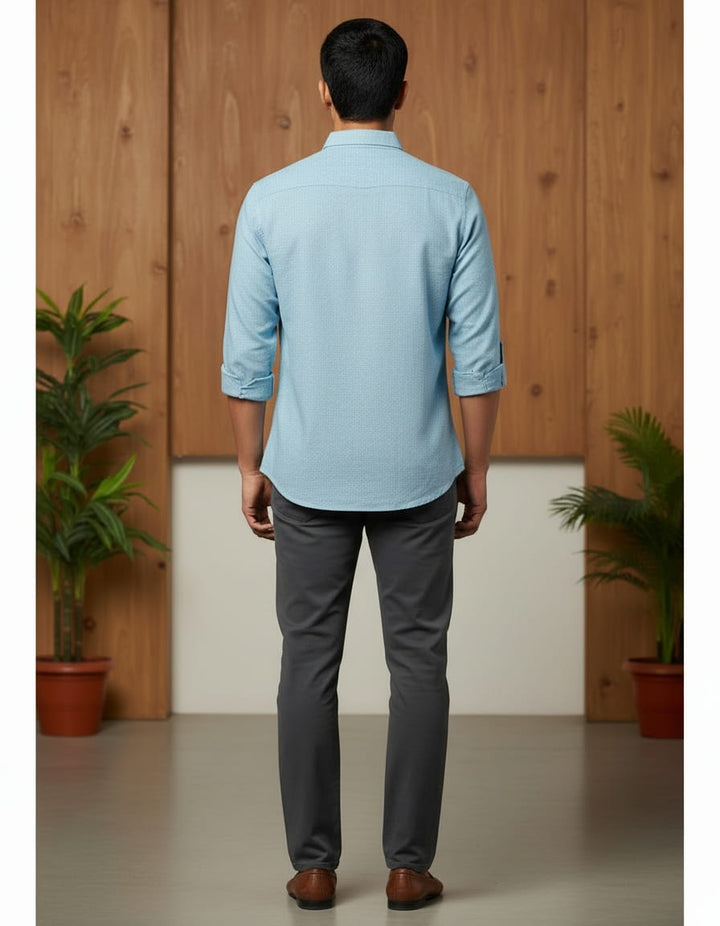 Sky Blue Chambray Shirt