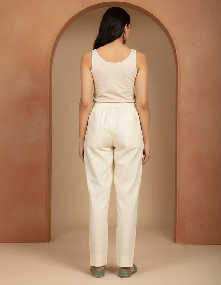 Cream Pants