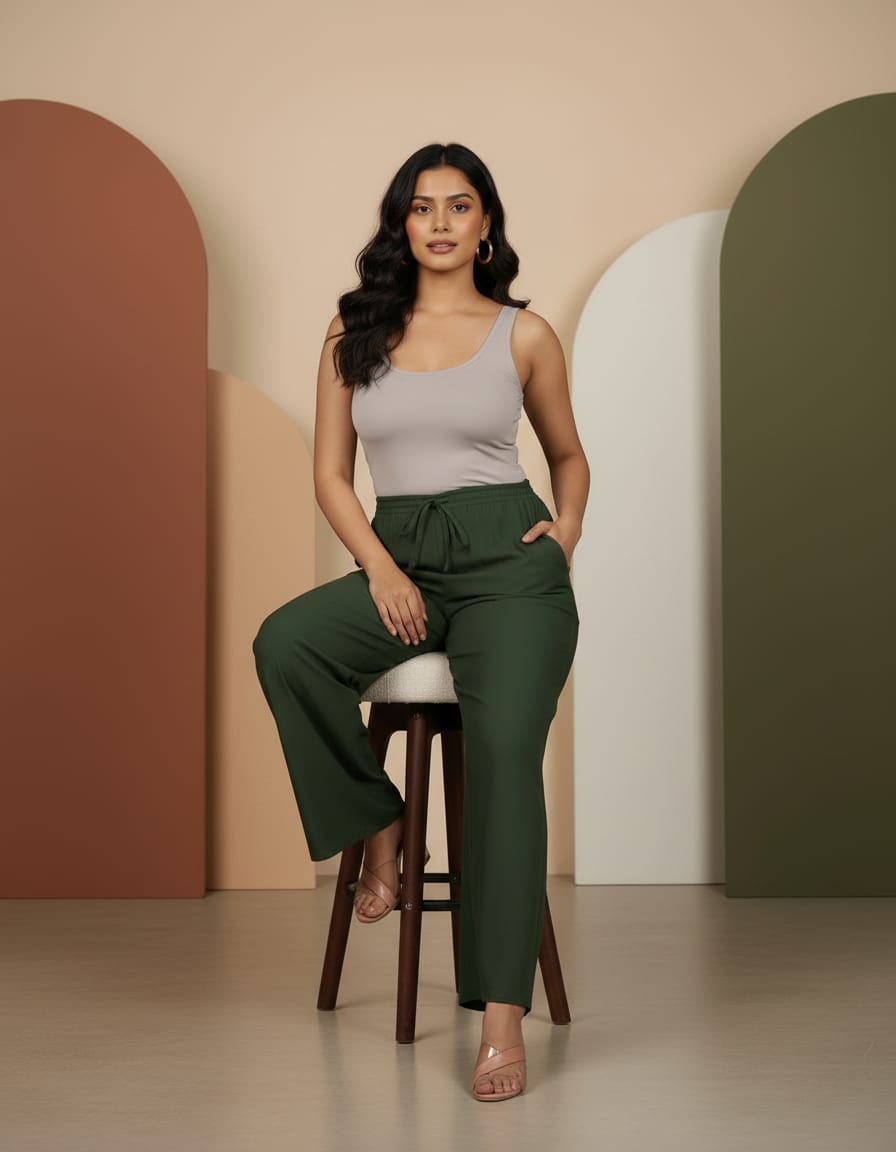 Olive Green Palazzo