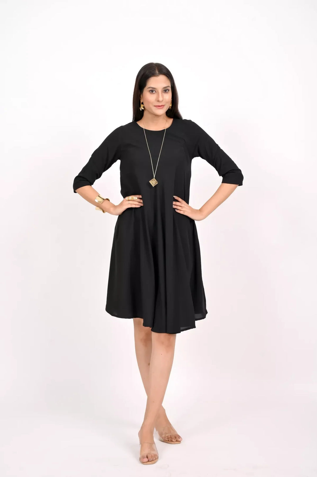 Georgette Flaired Dress