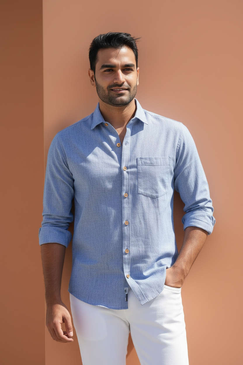 Blue Chambray Shirt