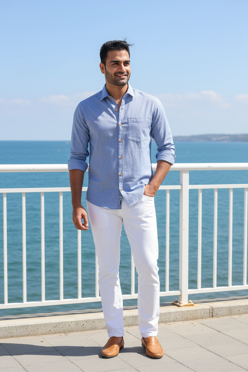 Blue Chambray Shirt