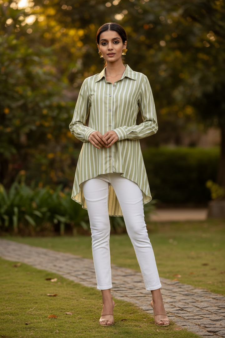 mint-green-high-low-shirt
