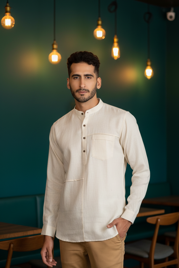 Off-White Kurta