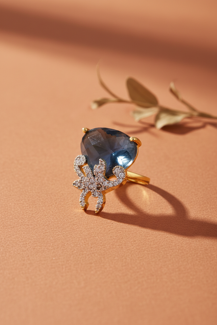 Western Blue Stone Ring