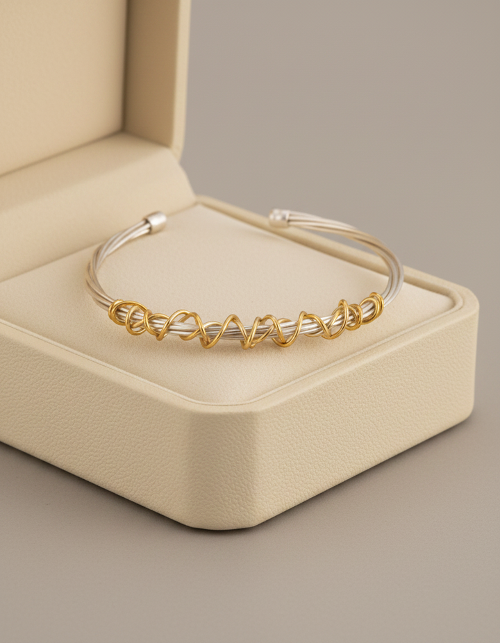 Electrifying Silver Look Bracelet